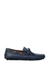 Doucal's Man Loafers Midnight Blue Size 9 Leather In Blue