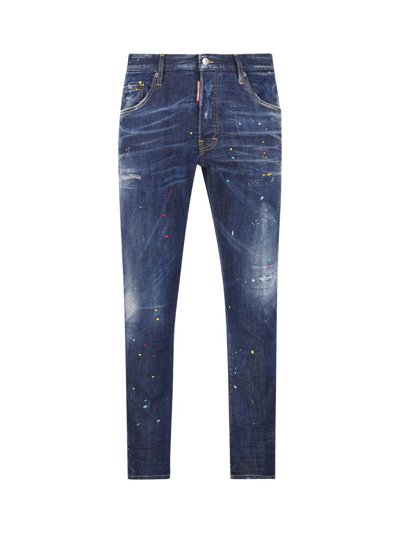 Dsquared2 Trousers In Blue