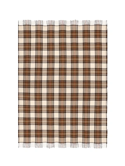 Etro Checkered Fringe Scarf In Quadri