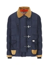 Fay Long-sleeve Padded Jacket In Dark Night Blue