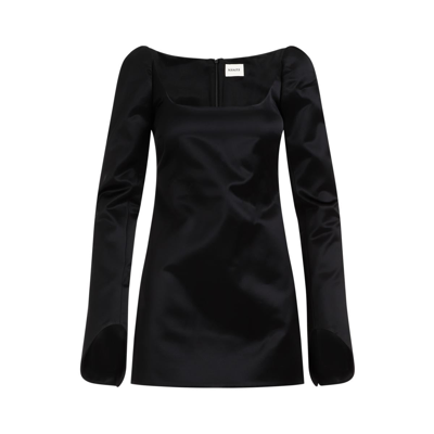 Khaite Tate Dress In Black