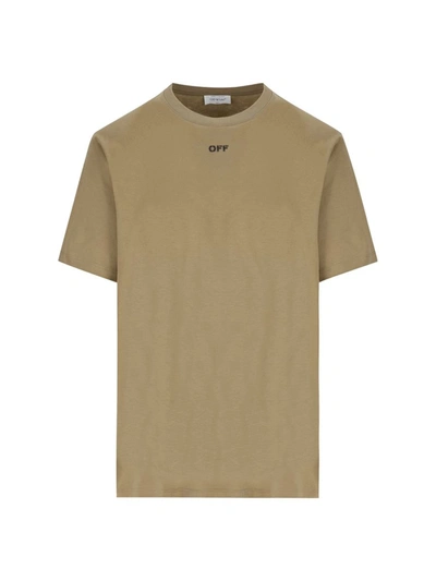 Off-white T-shirts And Polos In Beige