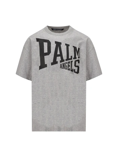 Palm Angels T-shirts And Polos In Grey Black