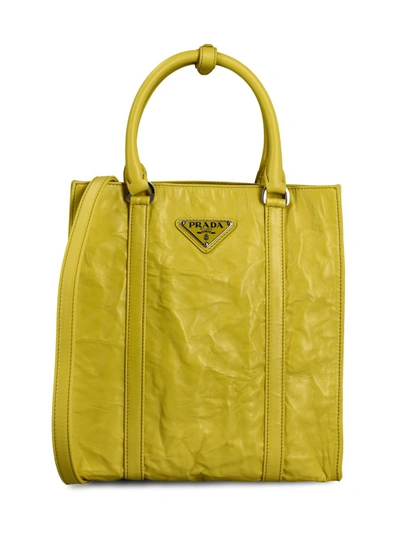 Prada Handbags In Yellow
