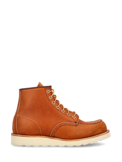 Red Wing Shoes Classic Moc Boots In Brown
