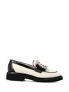 Roger Vivier Woman Loafers Cream Size 6 Textile Fibers, Leather In Black