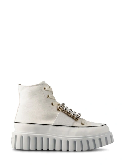 Roger Vivier Sneakers In White