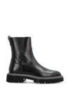 Ferragamo Man Ankle Boots Black Size 9 Calfskin