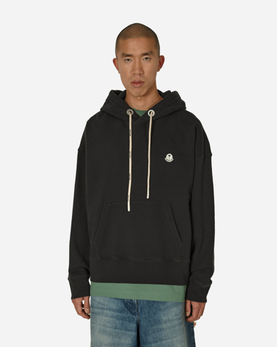 MONCLER GENIUS PALM ANGELS LOGO PATCH HOODIE