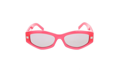 Givenchy Eyewear Rectangular Frame Sunglasses In Pink