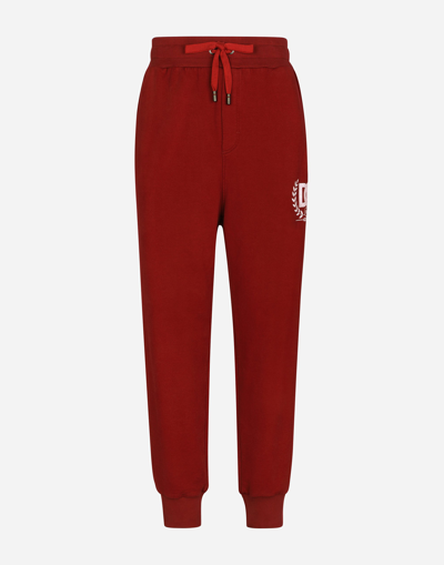 Dolce & Gabbana Jersey Jogging Pants With Dg Print