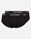 Dolce & Gabbana Bi-pack Brando Briefs In Black