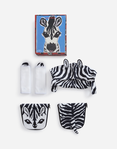Dolce & Gabbana Zebra Cover For Baby Carrier In Multi