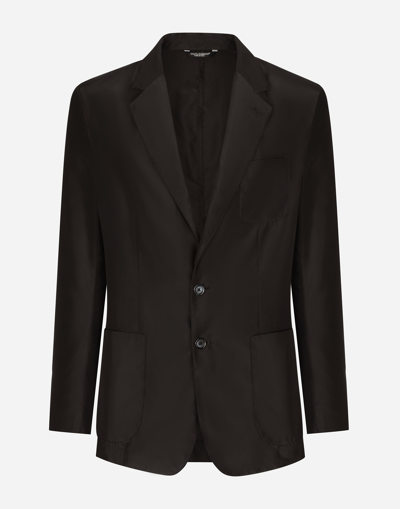 Dolce & Gabbana Single-breasted Nylon Jacket