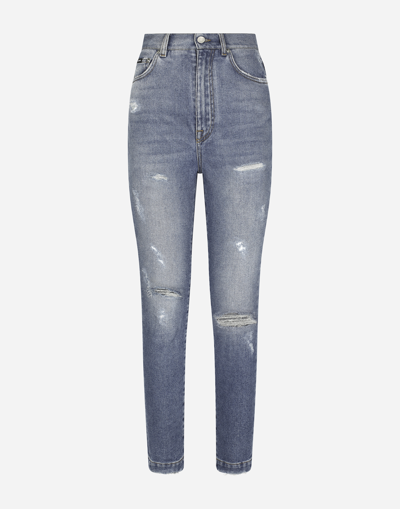 Dolce & Gabbana Grace Jeans With Ripped Details