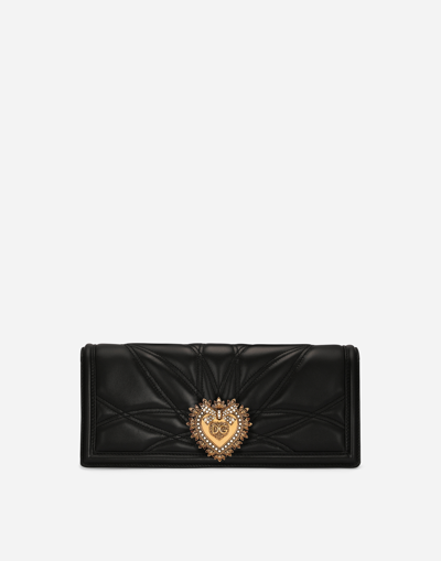 Dolce & Gabbana Quilted Nappa Leather Devotion Baguette Bag