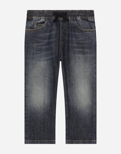 Dolce & Gabbana Blue Wash Stretch Denim Jeans