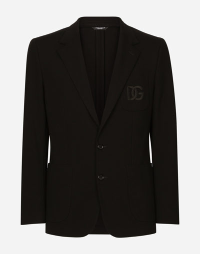 Dolce & Gabbana Stretch Jersey Portofino Jacket