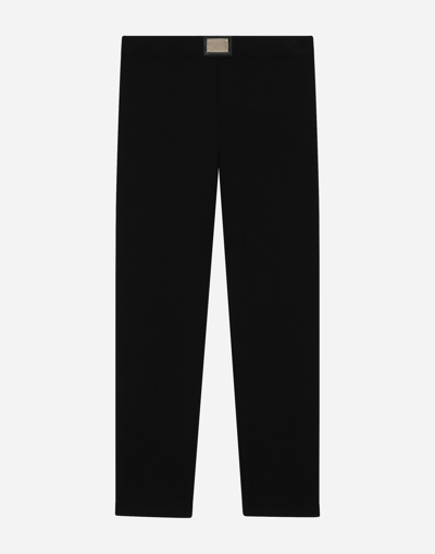 Dolce & Gabbana Leggings With Logo Tag