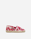 DOLCE & GABBANA PRINTED CANVAS ESPADRILLES