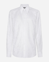 Dolce & Gabbana White Cotton Long Sleeves Formal Shirt