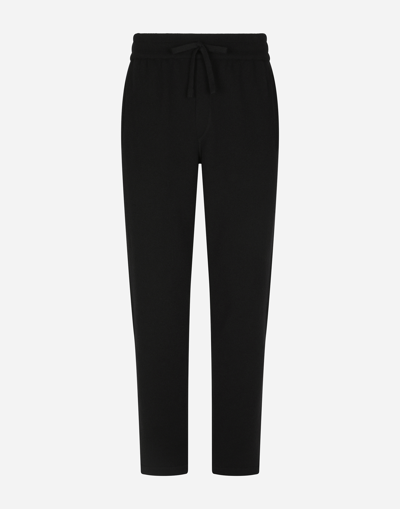 Dolce & Gabbana Cashmere Jogging Pants With Dg Logo