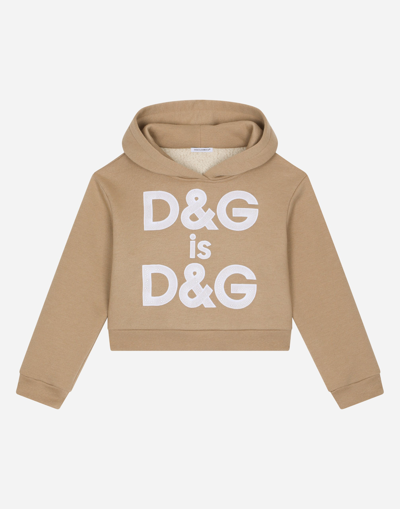 Dolce & Gabbana Hoodie With Logo Embroidery