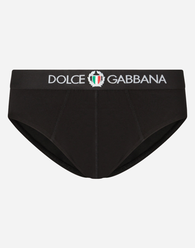 Dolce & Gabbana Stretch Cotton Mid Briefs
