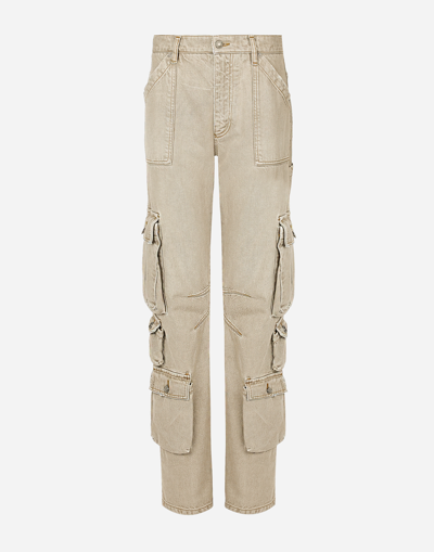 Dolce & Gabbana Denim Cargo Trousers
