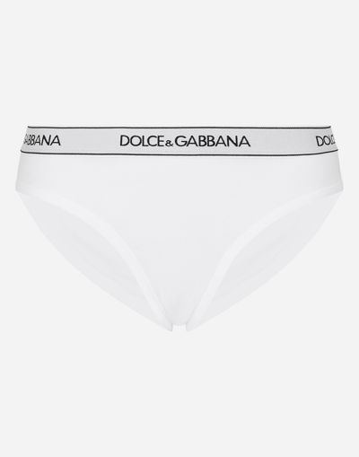 Dolce & Gabbana Jersey Briefs With Branded Elastic