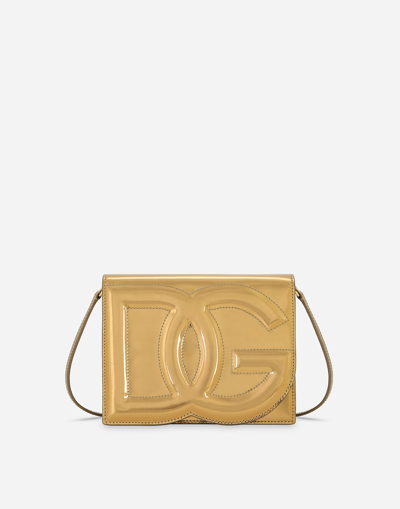 Dolce & Gabbana Dg Logo Bag Crossbody Bag In Orange