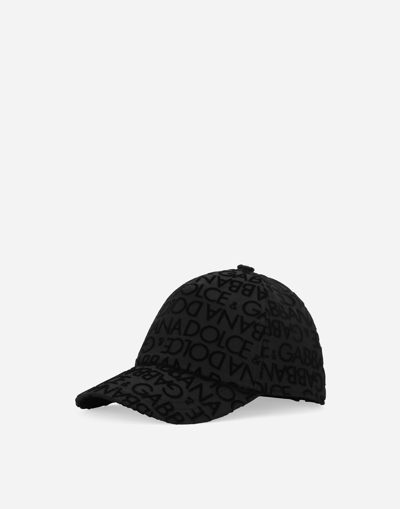 Dolce & Gabbana Cotton Baseball Cap With Logo Print