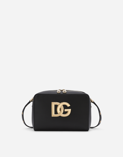 Dolce & Gabbana Medium Calfskin 3.5 Crossbody Bag In Orange
