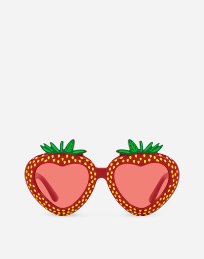 Dolce & Gabbana Farmer Sunglasses In Red