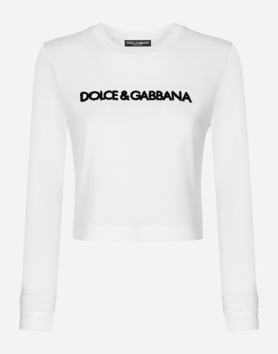Dolce & Gabbana Long-sleeved T-shirt With Dolce&gabbana Logo