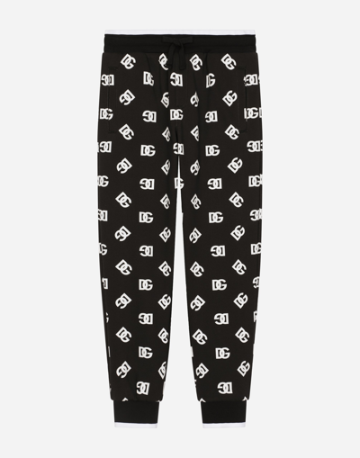 Dolce & Gabbana Kids' Logo-print Track Pants In Black