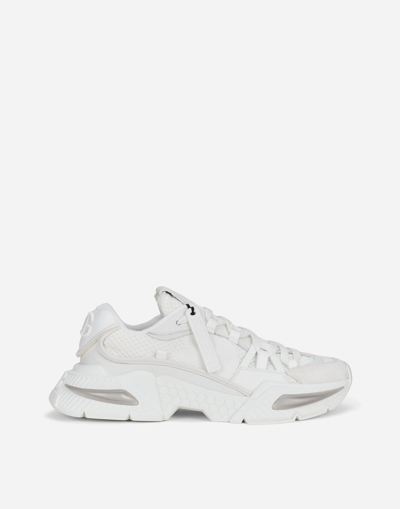 Dolce & Gabbana Mixed-material Airmaster Trainers In White