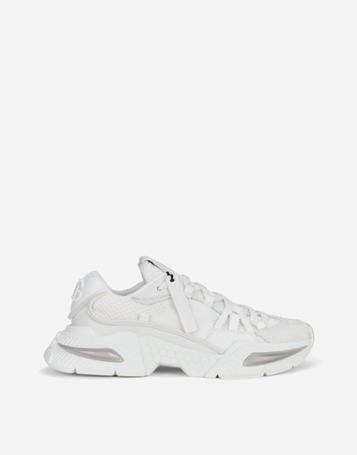 Dolce & Gabbana Mixed-material Airmaster Sneakers In White