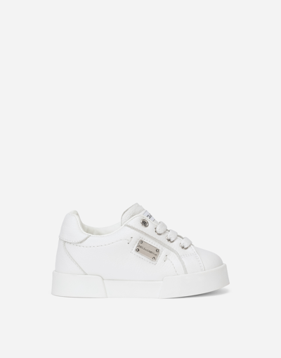 Dolce & Gabbana Babies' Calfskin Portofino Light Trainers