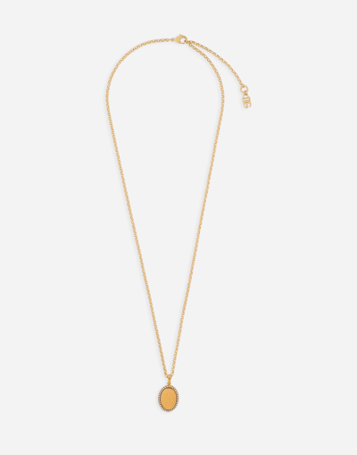 Dolce & Gabbana Necklace With Pendant In Gold