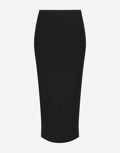 Dolce & Gabbana Jersey Full Milano Calf-length Skirt