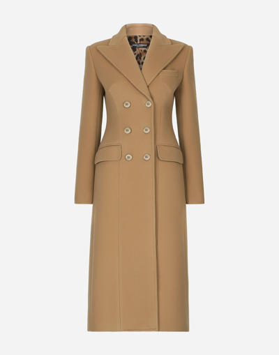 Dolce & Gabbana Long Double-breasted Wool And Cashmere Coat