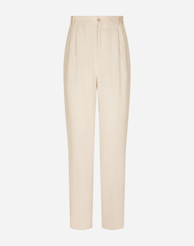 Dolce & Gabbana Tailored Linen Trousers