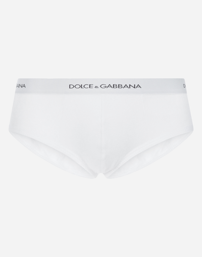 Dolce & Gabbana Brando Briefs In Ribbed Cotton
