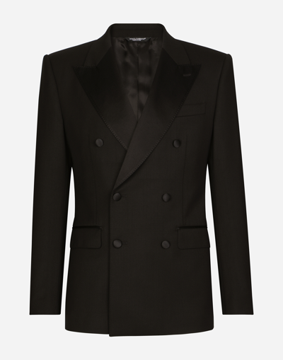 Dolce & Gabbana Three-piece Sicilia-fit Suit In Stretch Wool
