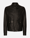 DOLCE & GABBANA LEATHER JACKET