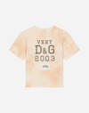 DOLCE & GABBANA JERSEY T-SHIRT WITH VERY D&G PRINT