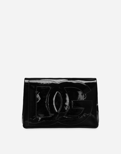 Dolce & Gabbana Soft Dg Logo Bag Crossbody Bag In Black