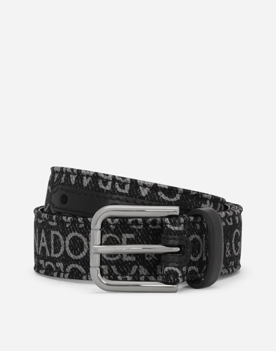 Dolce & Gabbana Printed Nylon Belt