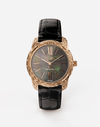 Dolce & Gabbana Gold And Mother-of-pearl Watch